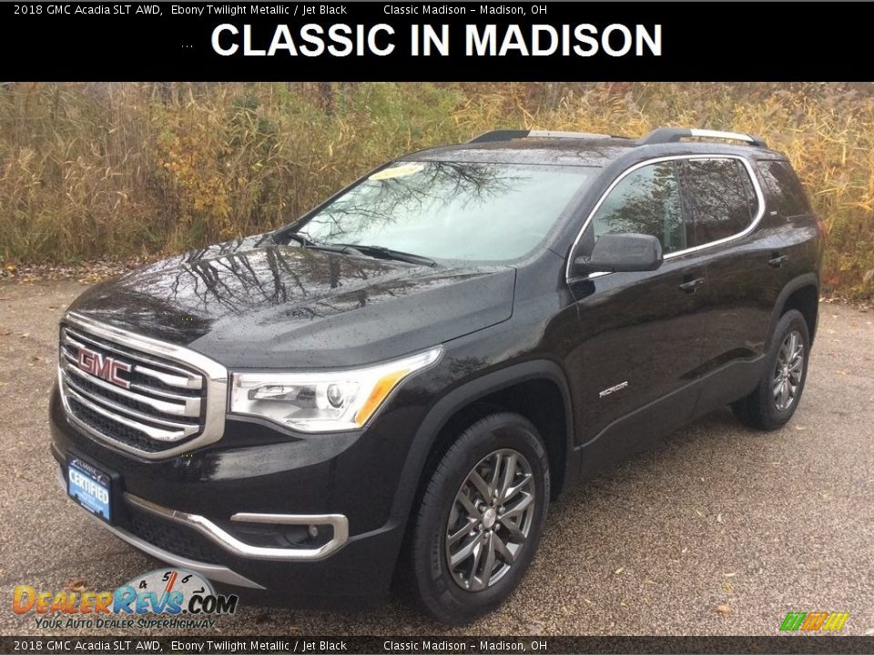 2018 GMC Acadia SLT AWD Ebony Twilight Metallic / Jet Black Photo #1