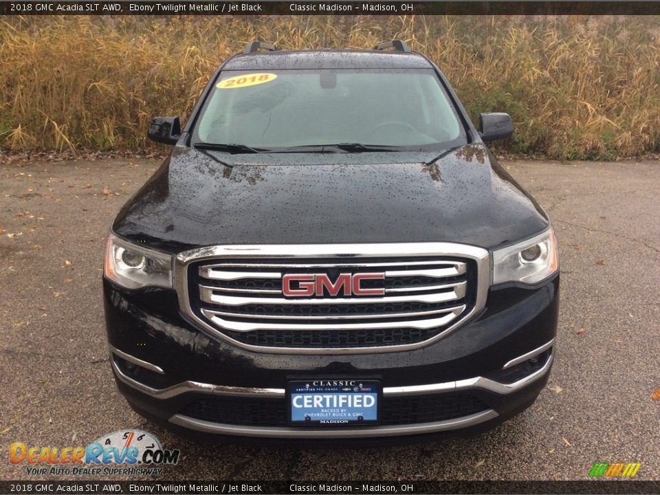 2018 GMC Acadia SLT AWD Ebony Twilight Metallic / Jet Black Photo #2