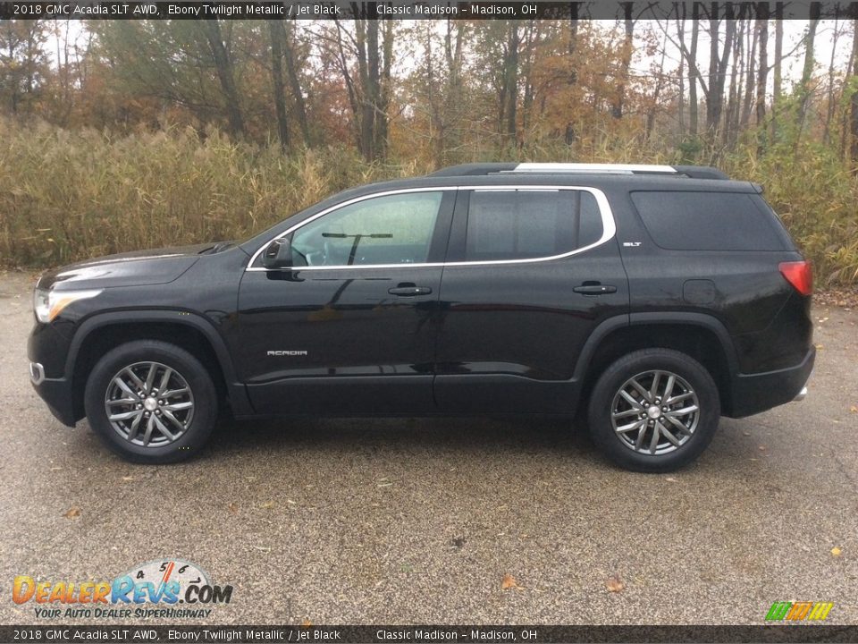 2018 GMC Acadia SLT AWD Ebony Twilight Metallic / Jet Black Photo #3