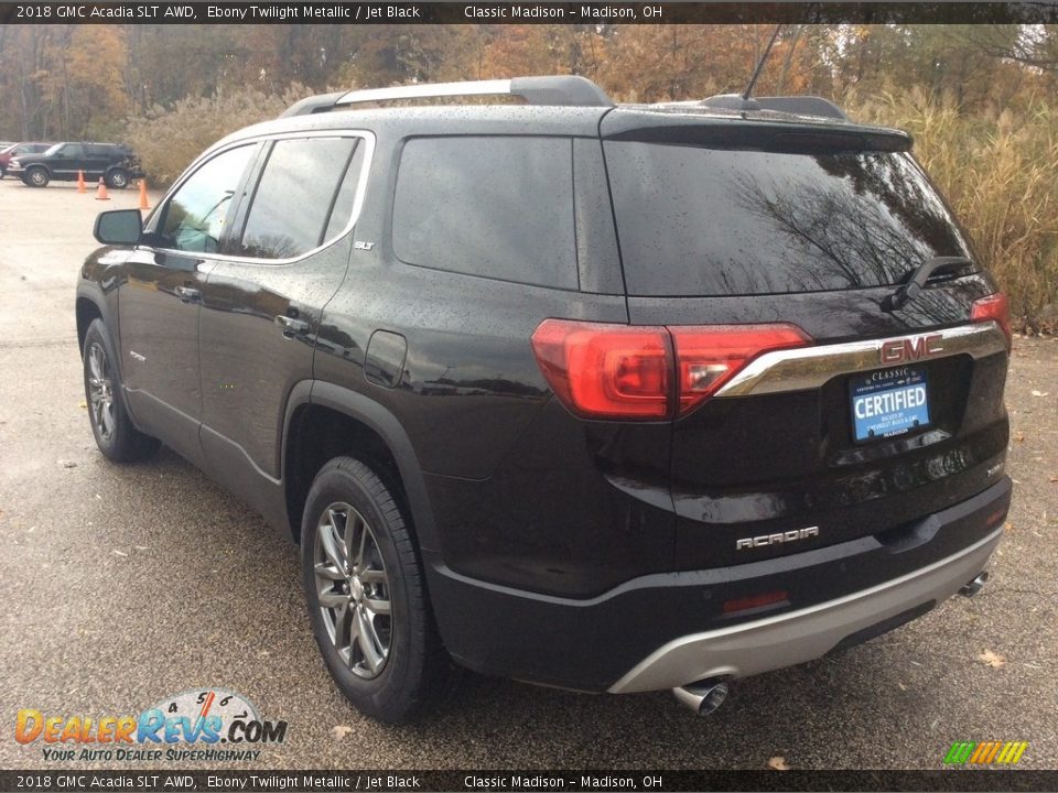 2018 GMC Acadia SLT AWD Ebony Twilight Metallic / Jet Black Photo #4