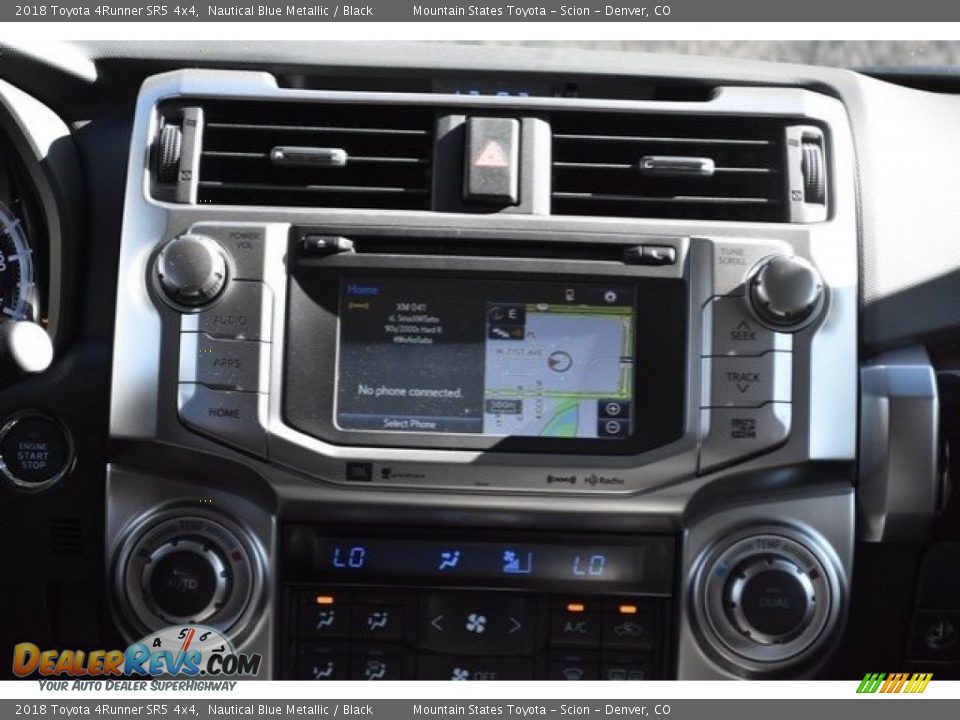 2018 Toyota 4Runner SR5 4x4 Nautical Blue Metallic / Black Photo #10