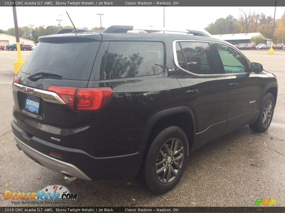 2018 GMC Acadia SLT AWD Ebony Twilight Metallic / Jet Black Photo #6
