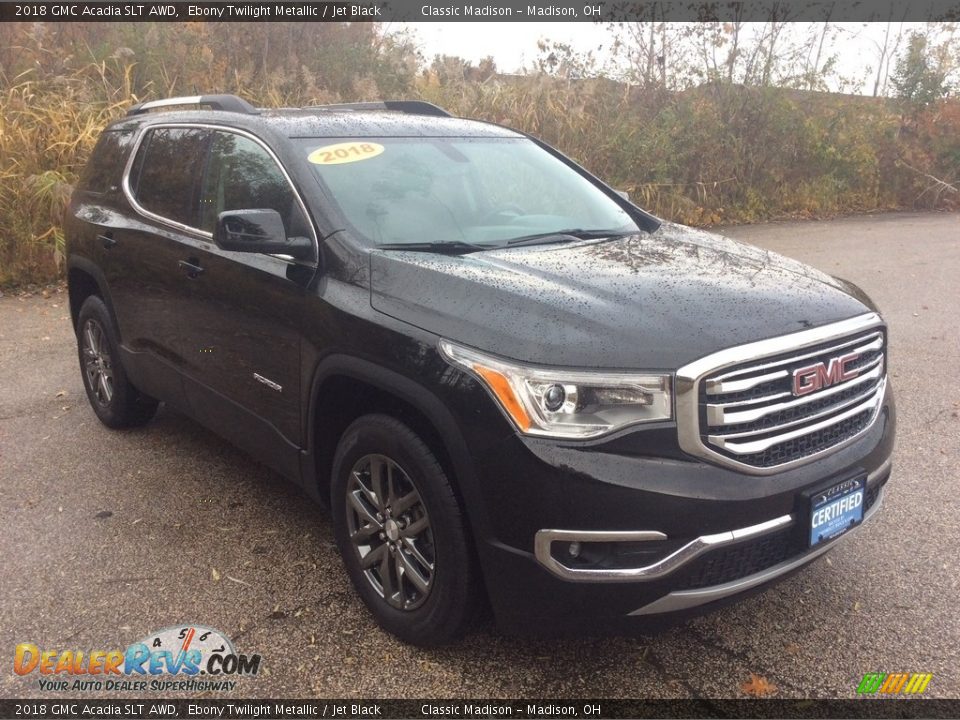 2018 GMC Acadia SLT AWD Ebony Twilight Metallic / Jet Black Photo #8