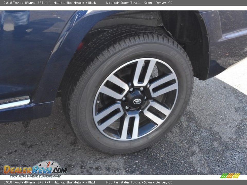 2018 Toyota 4Runner SR5 4x4 Nautical Blue Metallic / Black Photo #34