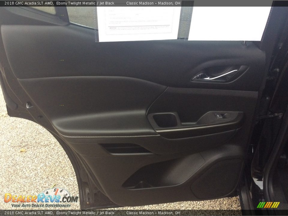 2018 GMC Acadia SLT AWD Ebony Twilight Metallic / Jet Black Photo #25