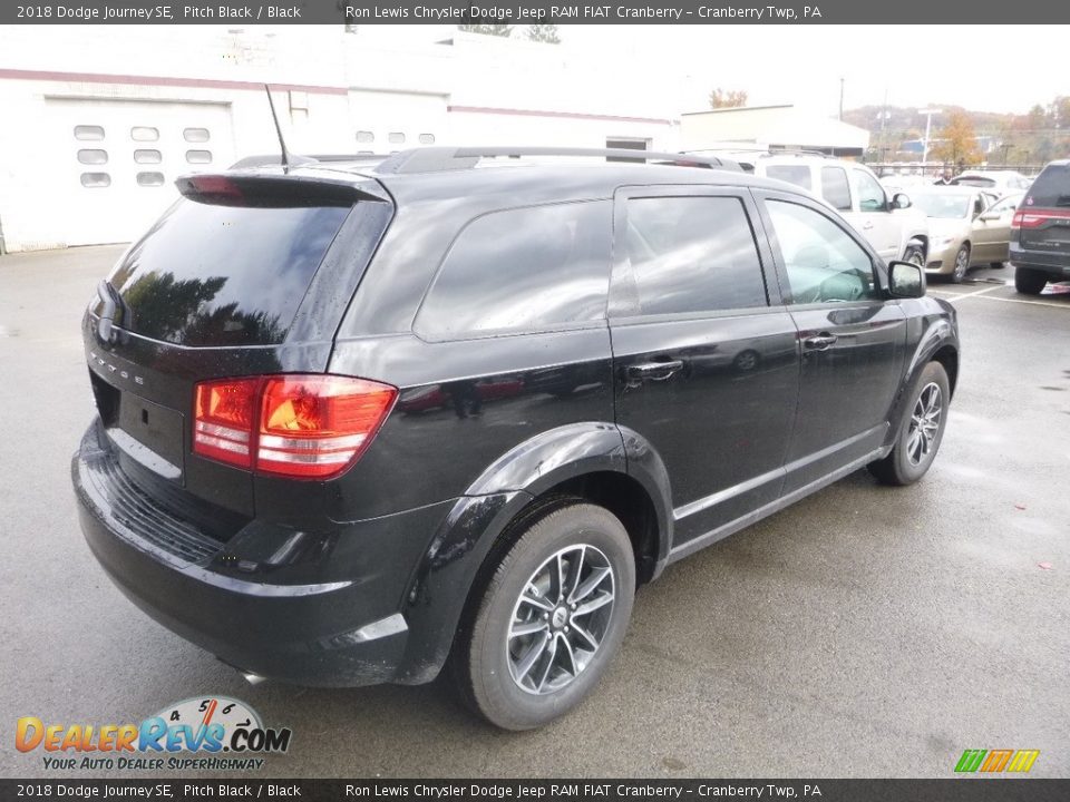 2018 Dodge Journey SE Pitch Black / Black Photo #5