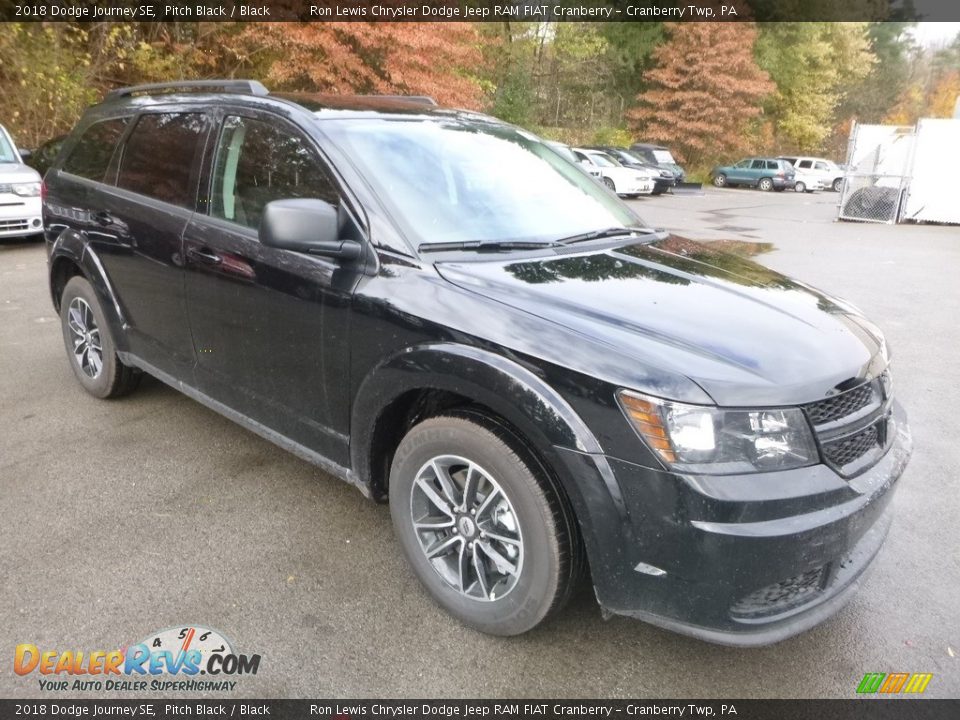 2018 Dodge Journey SE Pitch Black / Black Photo #7