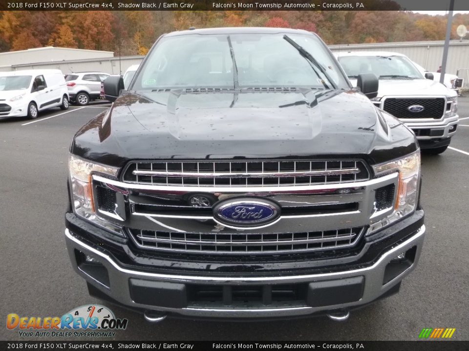 2018 Ford F150 XLT SuperCrew 4x4 Shadow Black / Earth Gray Photo #4