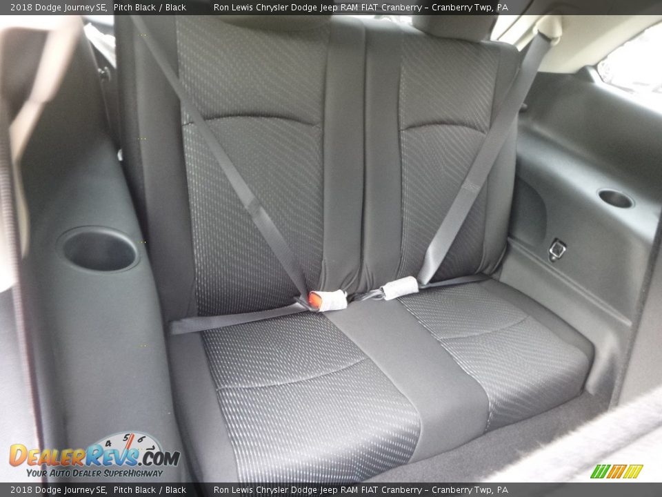 2018 Dodge Journey SE Pitch Black / Black Photo #11