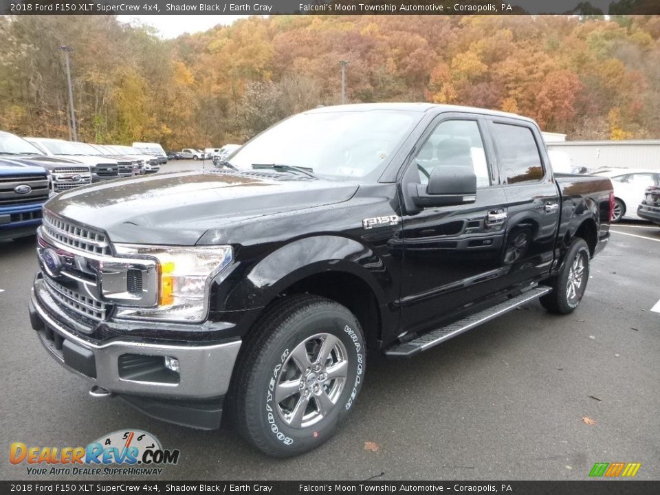 2018 Ford F150 XLT SuperCrew 4x4 Shadow Black / Earth Gray Photo #5