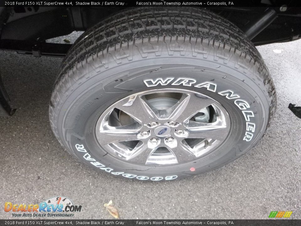 2018 Ford F150 XLT SuperCrew 4x4 Shadow Black / Earth Gray Photo #7