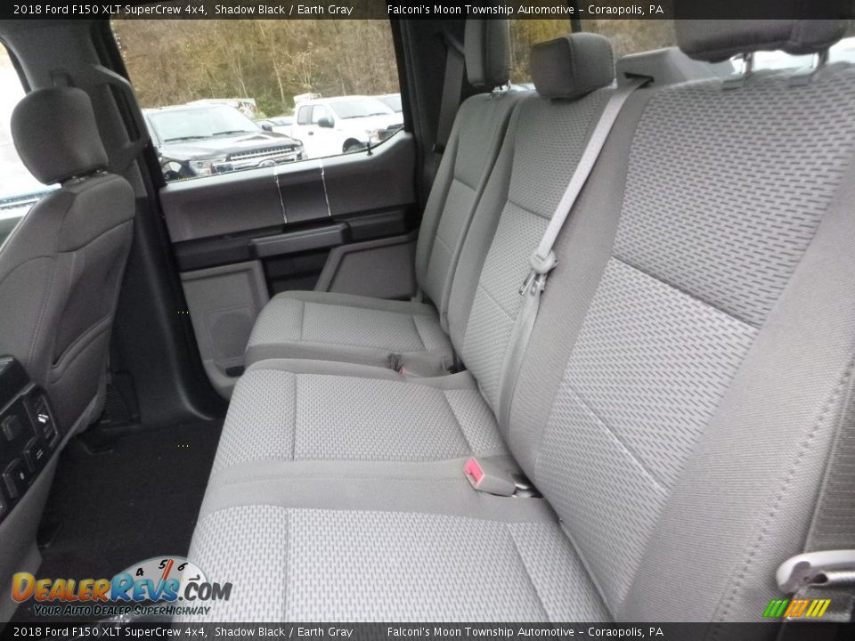 2018 Ford F150 XLT SuperCrew 4x4 Shadow Black / Earth Gray Photo #8
