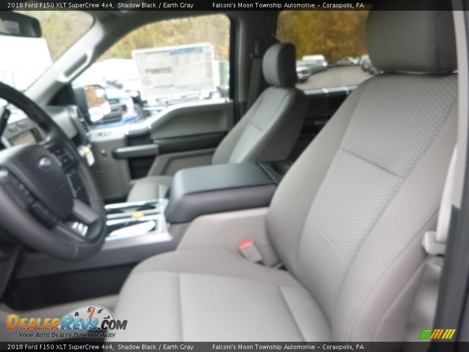 2018 Ford F150 XLT SuperCrew 4x4 Shadow Black / Earth Gray Photo #12