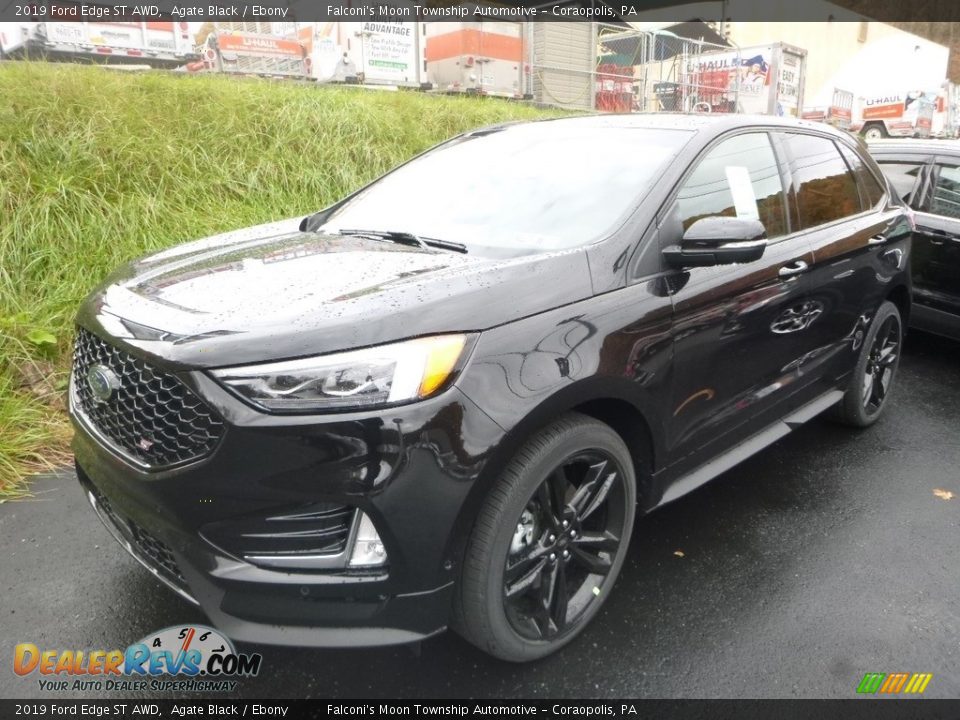 Front 3/4 View of 2019 Ford Edge ST AWD Photo #2