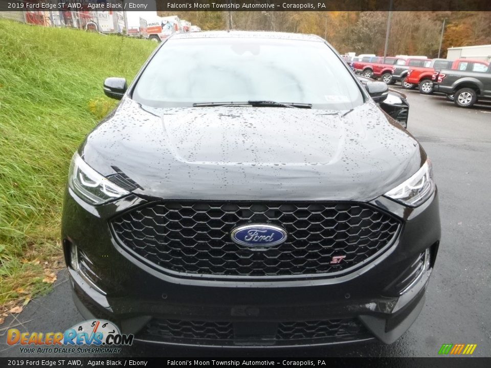 2019 Ford Edge ST AWD Agate Black / Ebony Photo #6