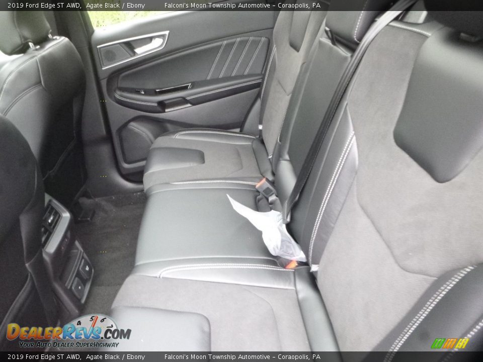 Rear Seat of 2019 Ford Edge ST AWD Photo #7