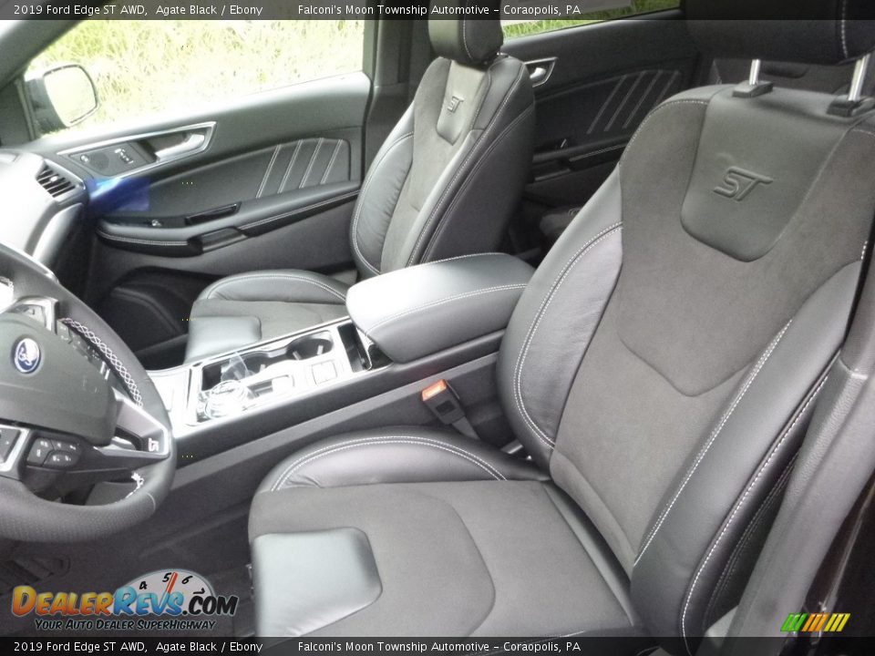 Front Seat of 2019 Ford Edge ST AWD Photo #10