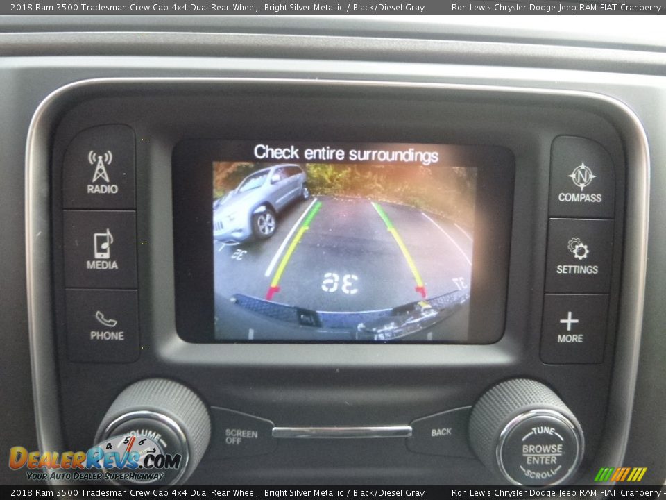 2018 Ram 3500 Tradesman Crew Cab 4x4 Dual Rear Wheel Bright Silver Metallic / Black/Diesel Gray Photo #18