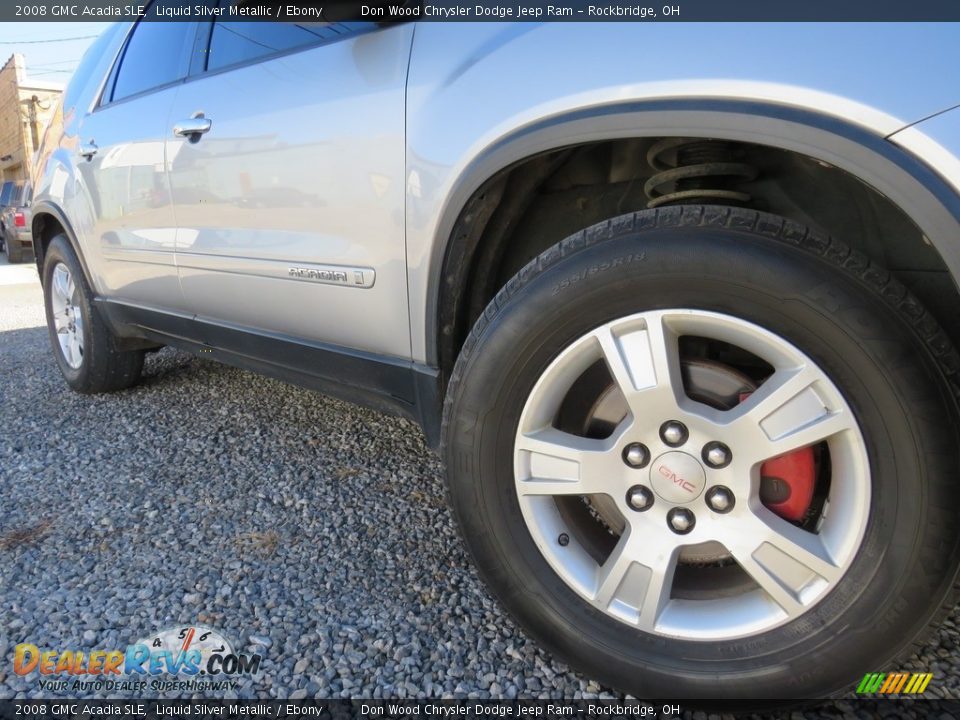 2008 GMC Acadia SLE Liquid Silver Metallic / Ebony Photo #2