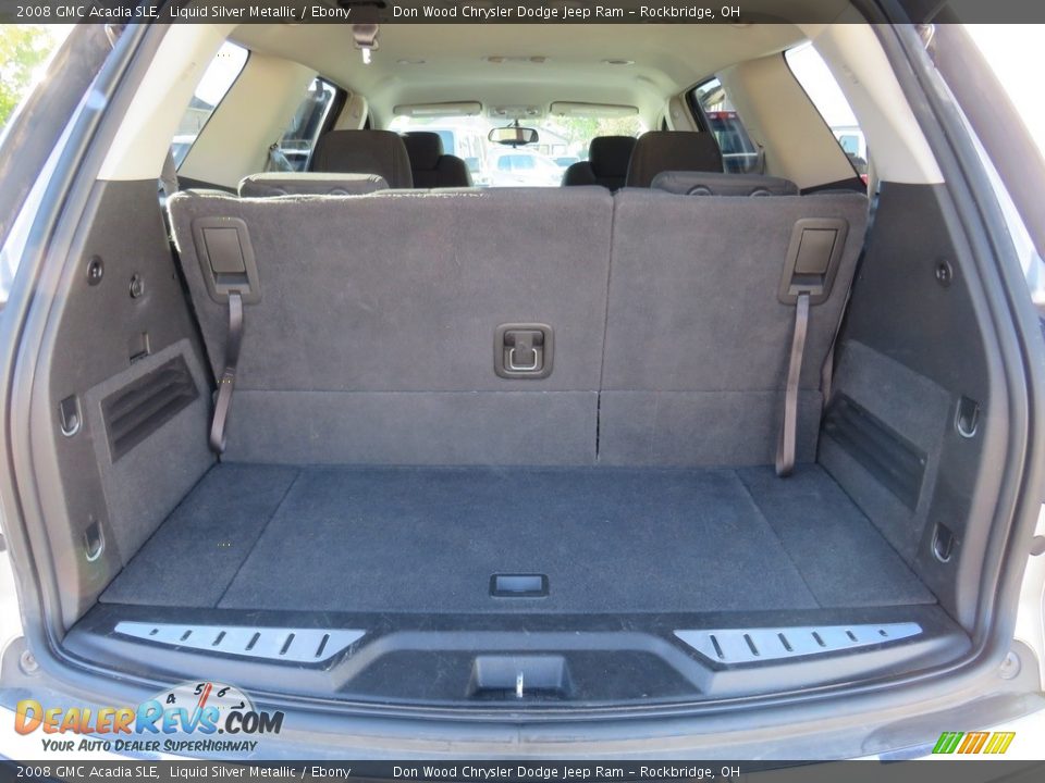 2008 GMC Acadia SLE Liquid Silver Metallic / Ebony Photo #13