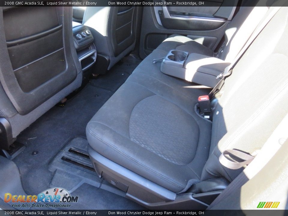 2008 GMC Acadia SLE Liquid Silver Metallic / Ebony Photo #21