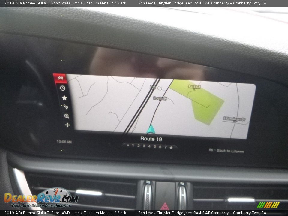 Navigation of 2019 Alfa Romeo Giulia Ti Sport AWD Photo #23