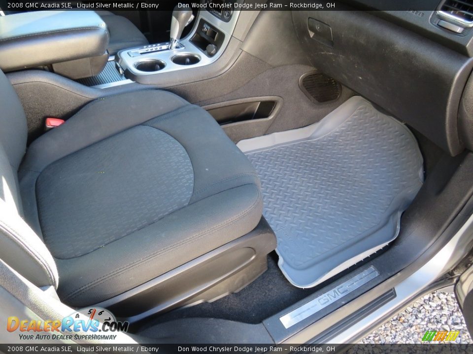 2008 GMC Acadia SLE Liquid Silver Metallic / Ebony Photo #25