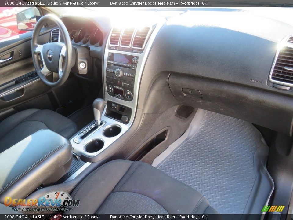2008 GMC Acadia SLE Liquid Silver Metallic / Ebony Photo #26