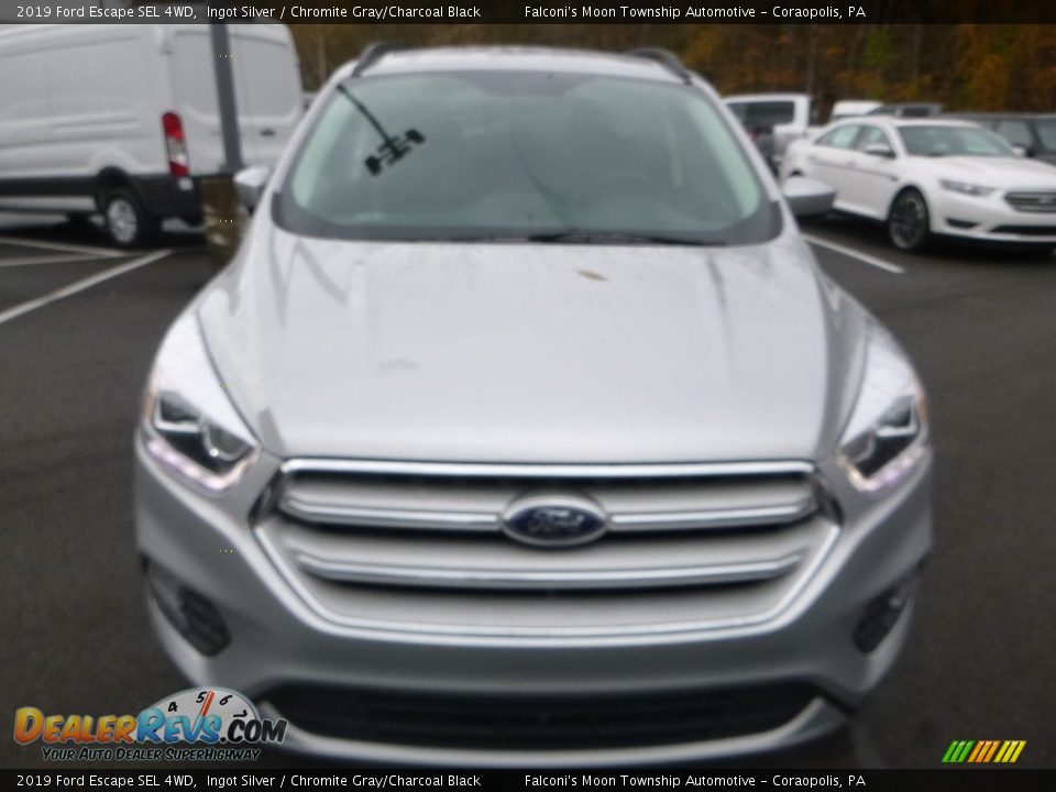 2019 Ford Escape SEL 4WD Ingot Silver / Chromite Gray/Charcoal Black Photo #4
