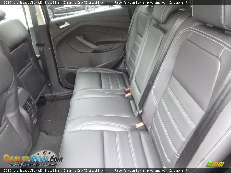 2019 Ford Escape SEL 4WD Ingot Silver / Chromite Gray/Charcoal Black Photo #8