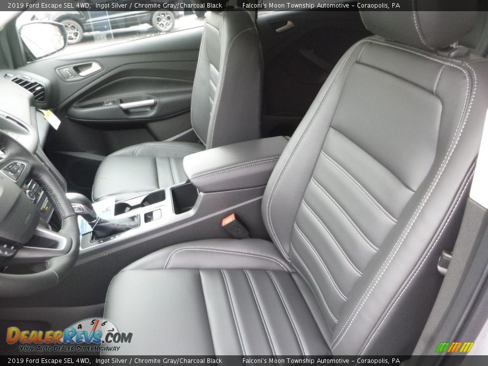 2019 Ford Escape SEL 4WD Ingot Silver / Chromite Gray/Charcoal Black Photo #11