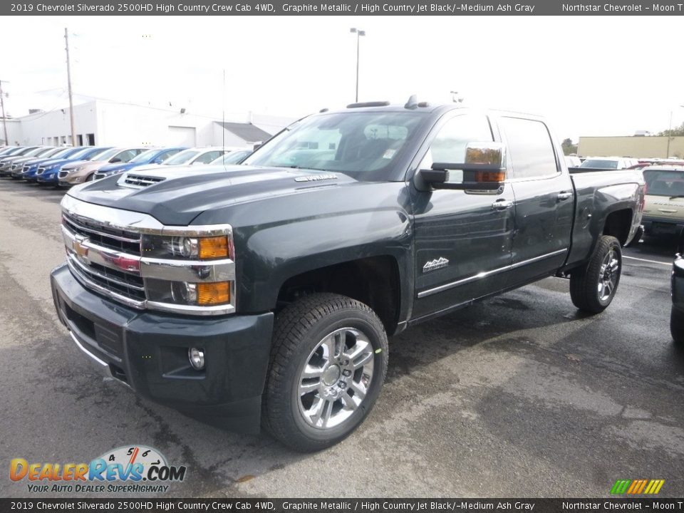 2019 Chevrolet Silverado 2500HD High Country Crew Cab 4WD Graphite Metallic / High Country Jet Black/­Medium Ash Gray Photo #1