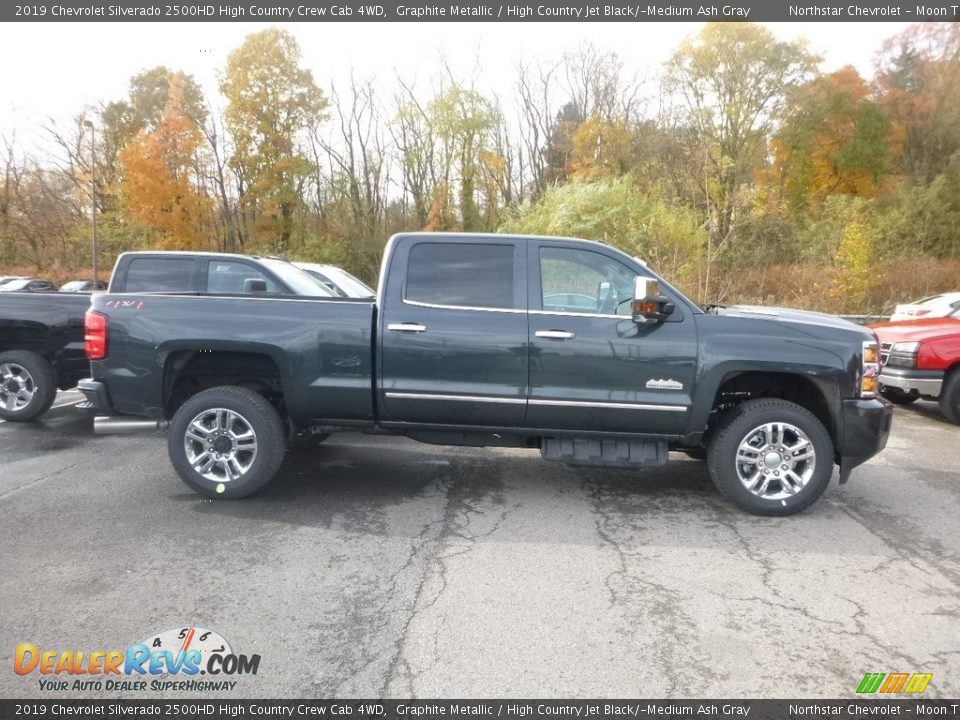 2019 Chevrolet Silverado 2500HD High Country Crew Cab 4WD Graphite Metallic / High Country Jet Black/­Medium Ash Gray Photo #5