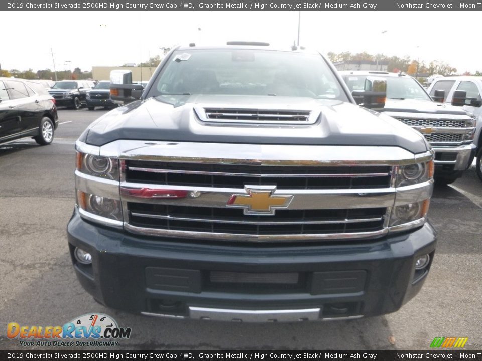2019 Chevrolet Silverado 2500HD High Country Crew Cab 4WD Graphite Metallic / High Country Jet Black/­Medium Ash Gray Photo #7