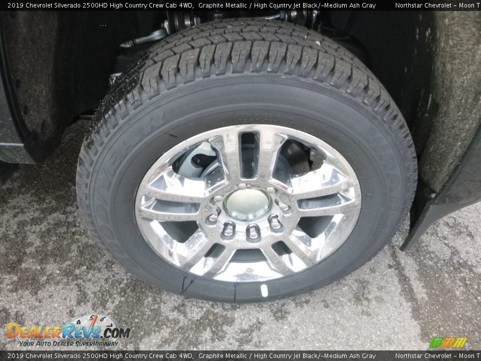 2019 Chevrolet Silverado 2500HD High Country Crew Cab 4WD Graphite Metallic / High Country Jet Black/­Medium Ash Gray Photo #8