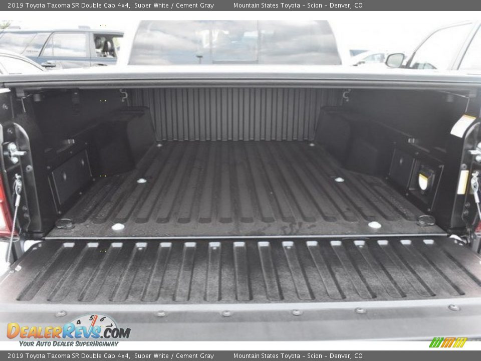 2019 Toyota Tacoma SR Double Cab 4x4 Super White / Cement Gray Photo #30