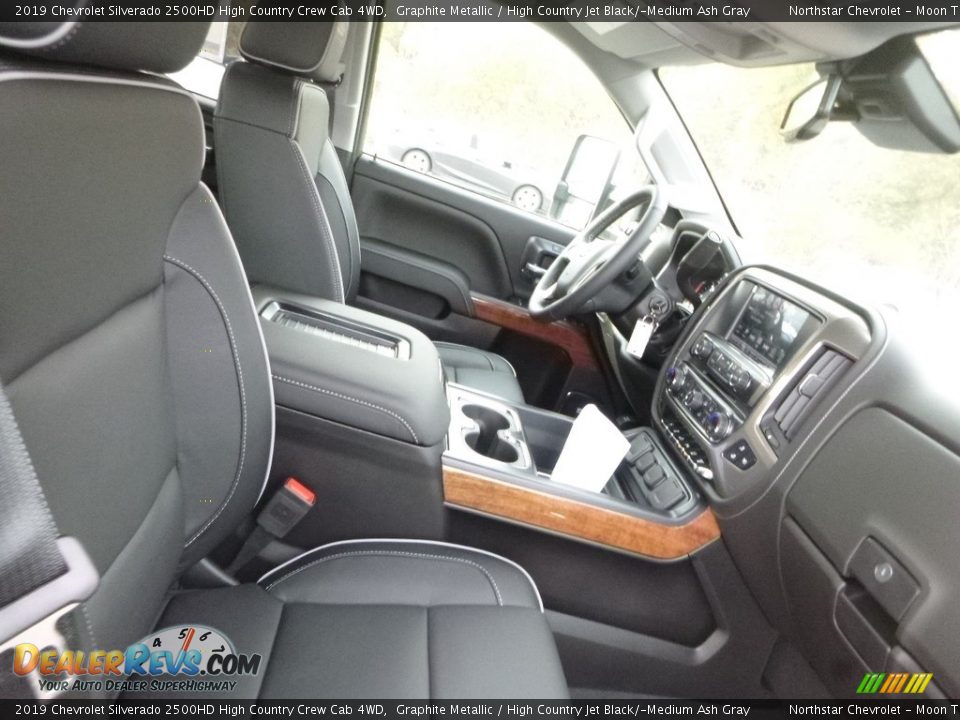 2019 Chevrolet Silverado 2500HD High Country Crew Cab 4WD Graphite Metallic / High Country Jet Black/­Medium Ash Gray Photo #9
