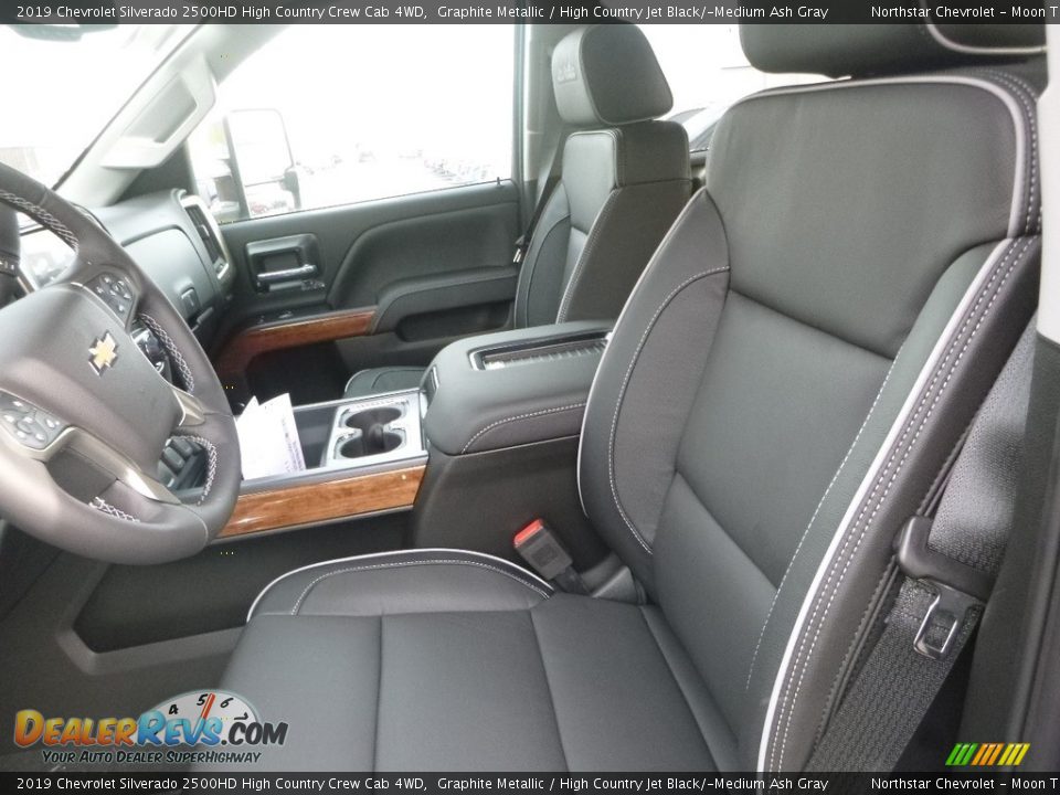 2019 Chevrolet Silverado 2500HD High Country Crew Cab 4WD Graphite Metallic / High Country Jet Black/­Medium Ash Gray Photo #15