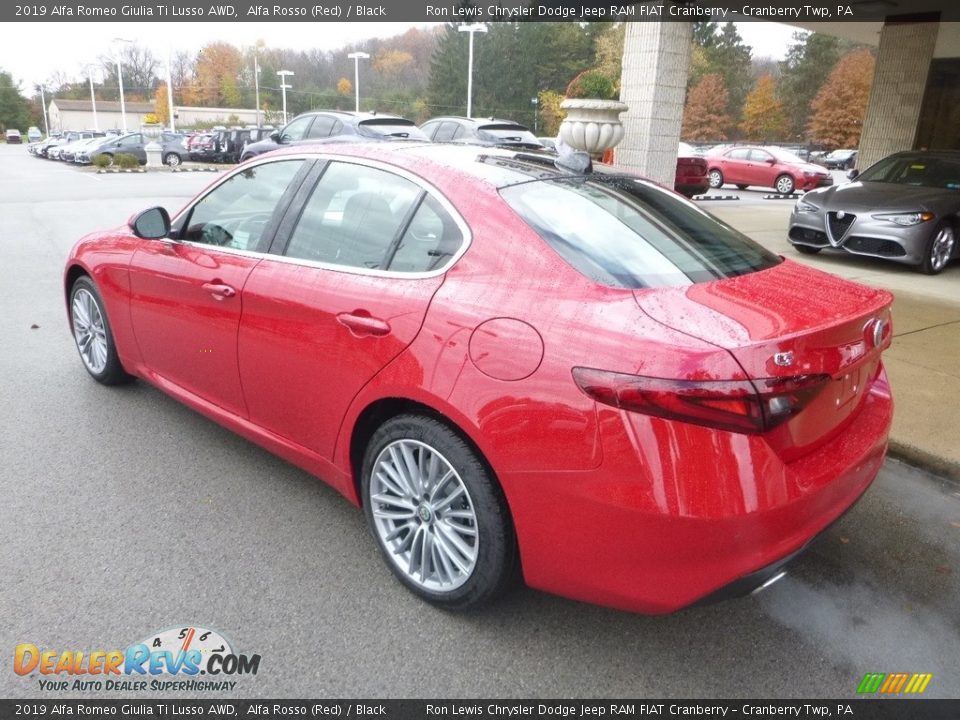2019 Alfa Romeo Giulia Ti Lusso AWD Alfa Rosso (Red) / Black Photo #4
