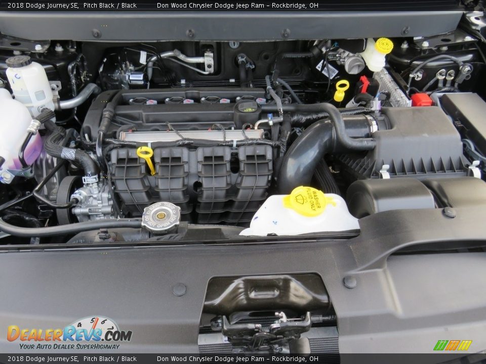 2018 Dodge Journey SE Pitch Black / Black Photo #7