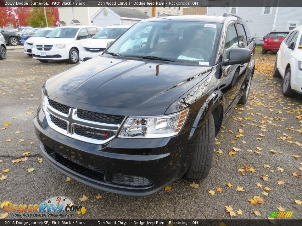 2018 Dodge Journey SE Pitch Black / Black Photo #8