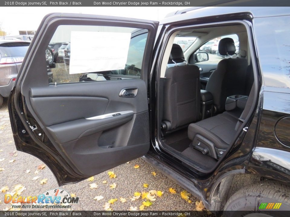 2018 Dodge Journey SE Pitch Black / Black Photo #21