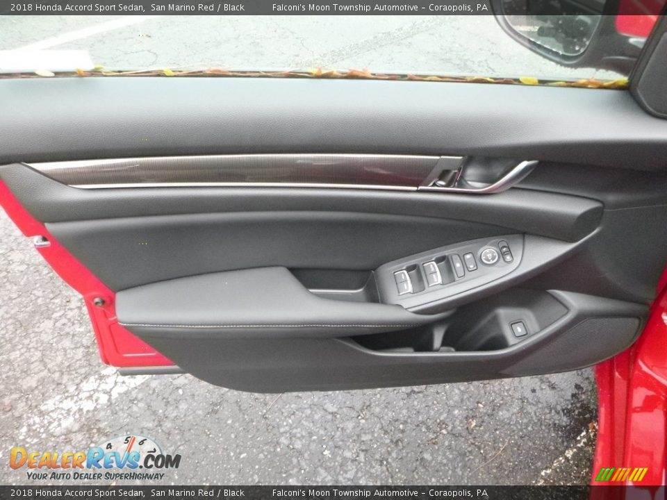 2018 Honda Accord Sport Sedan San Marino Red / Black Photo #11