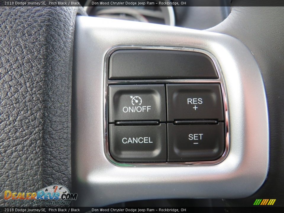 2018 Dodge Journey SE Pitch Black / Black Photo #36