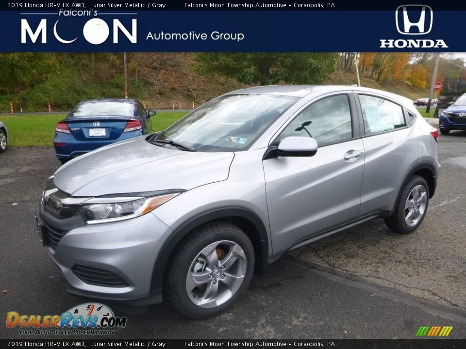 2019 Honda HR-V LX AWD Lunar Silver Metallic / Gray Photo #1
