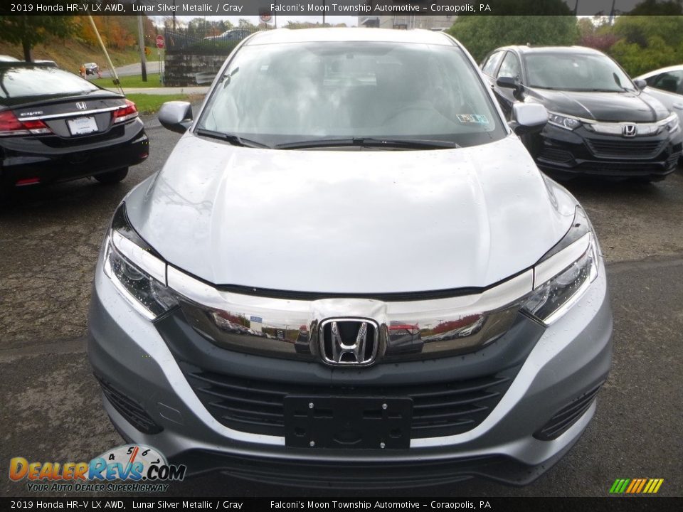 2019 Honda HR-V LX AWD Lunar Silver Metallic / Gray Photo #7