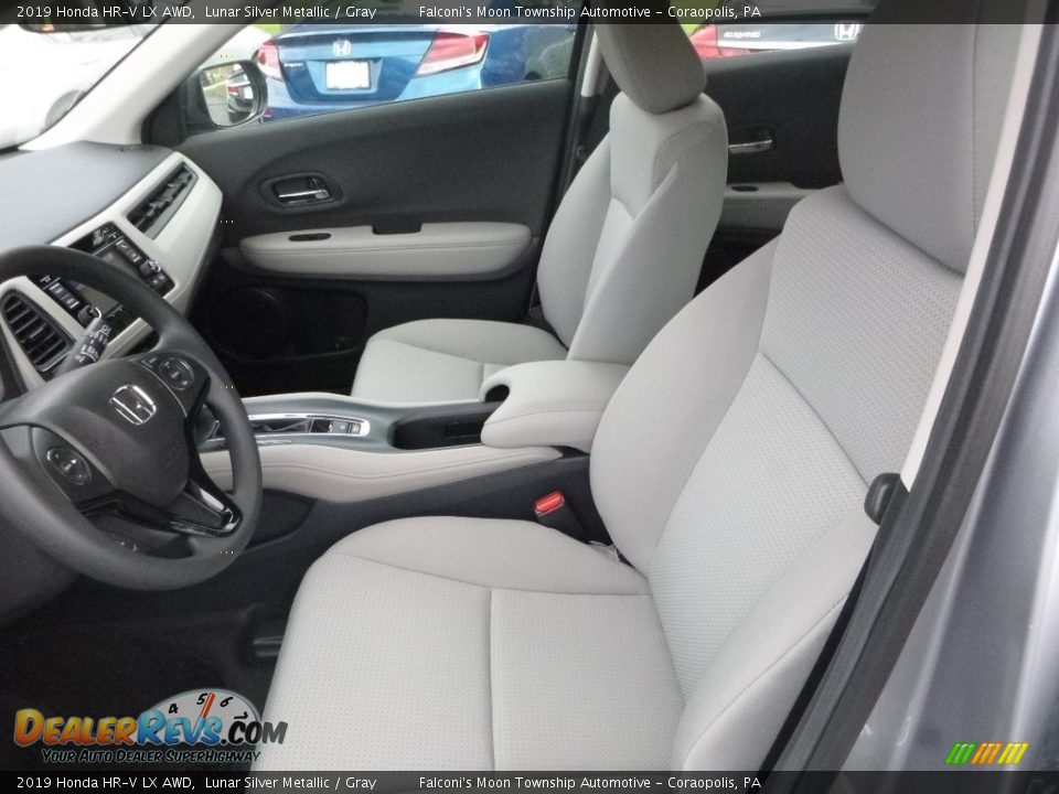 Front Seat of 2019 Honda HR-V LX AWD Photo #9