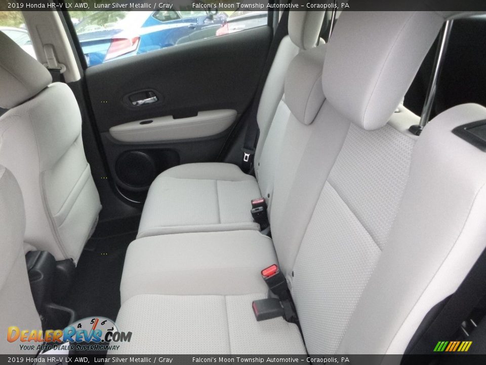 2019 Honda HR-V LX AWD Lunar Silver Metallic / Gray Photo #10