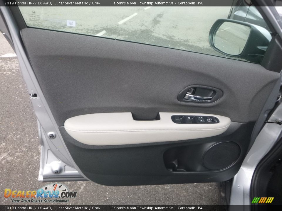 2019 Honda HR-V LX AWD Lunar Silver Metallic / Gray Photo #12