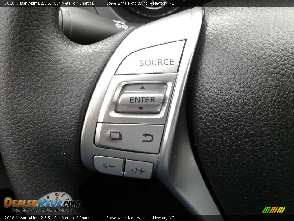 2018 Nissan Altima 2.5 S Gun Metallic / Charcoal Photo #17
